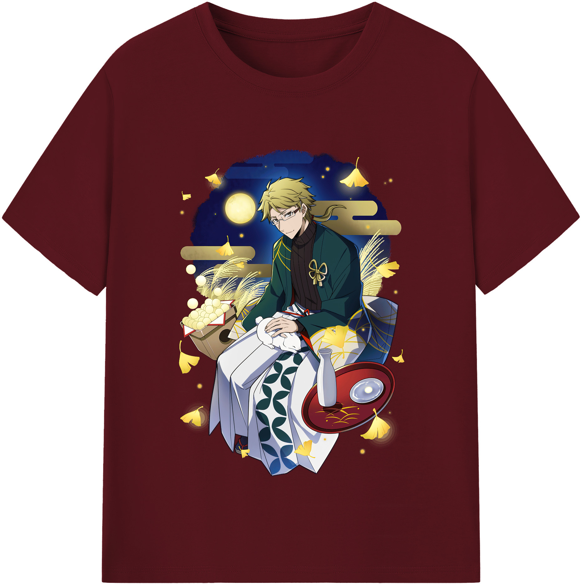 （画像用） 文豪ストレイドッグス Bungo Stray Dogs 綿100％半袖Tシャツ（フロントプリント）